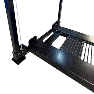 APlusLift 11,000LB 4-Post Portable Parking Storage Service Car Lift - HW-4P11S - Jack Tray and Drip Tray(Optional))
