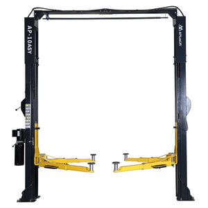 APlusLift 10,000LB 2-Post Overhead Symmetrical and Truly Asymmetrical Single Release Car Lift with 3 Year Warranty - HW-10ASY