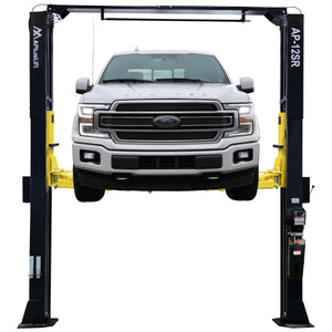 APlusLift 12,000LB 2-Post Overhead Single Release Direct Drive Car Lift - AP-12SR - Main