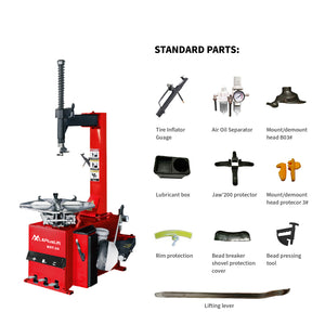 APlusLift BST-24 Tire Wheel Changer and WBS-500 Tire Wheel Balancer Combo