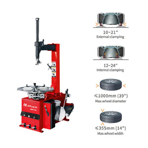 APlusLift BST-24 Tire Wheel Changer and WBS-500 Tire Wheel Balancer Combo