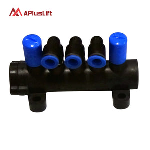 APlusLift Tire Changer Parts L-union 5-way valve