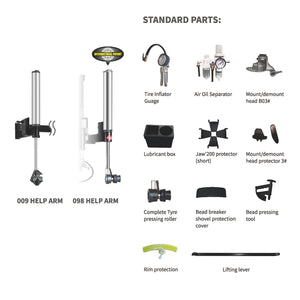 APlusLift DHM-24-Tire-Changer-All-Parts