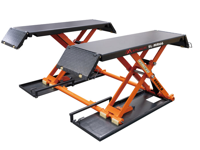 APlusLift 6600LB Mid-Rise Scissor Lift with Electric Release SL 