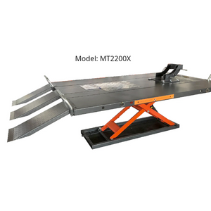 APlusLift MT1500X 48" Wide 1500LB Air Operated Lift Table for Motorcycles/Trikes/ATV