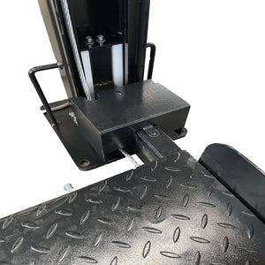 APlusLift HW-8SXLT 8,000LB 4-Post Extra Tall Extra Long Portable Storage Car Lift - Base Plate