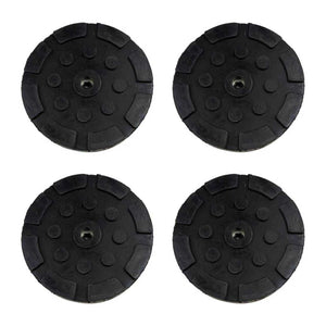 APlusLift 1 3/8", 1 1/2", and 2" Diameter Adjustable Screw Pads- 4 Pieces