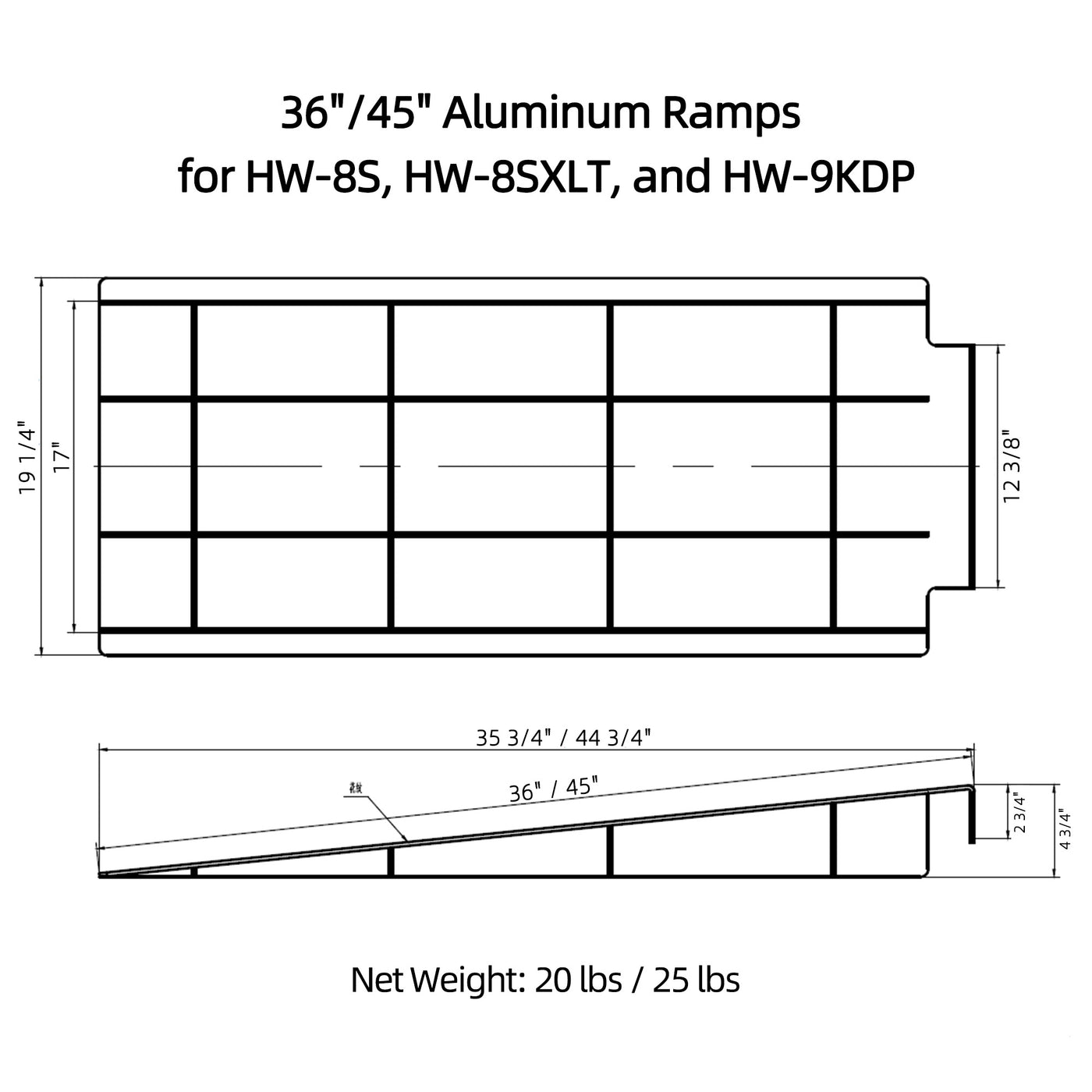 Four Pos Ramp APlusLift 36