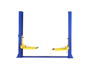 APlusLift HW-9KBP 9,000LB 2-Post Floor Plate Car Lift - Front View