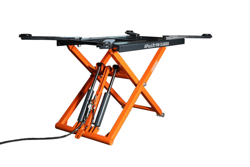 APlusLift 6,600LB Portable Mid-Rise Scissor Lift - HW-SL6600X 