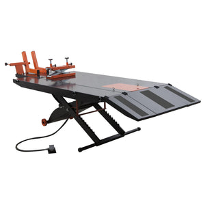 APlusLift MT1500X 48" Wide 1500LB Air Operated Lift Table for Motorcycles/Trikes/ATV